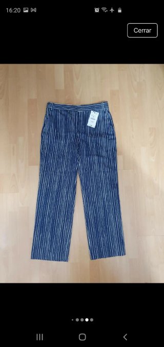 Pantalón rayas Zara Talla M