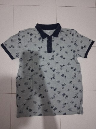 Camiseta Polo LIVERGY Estampada Talla M
