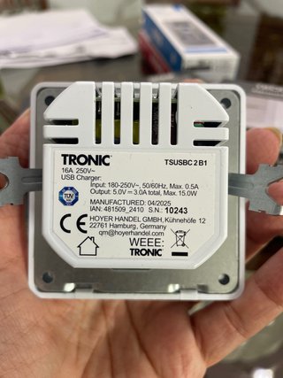 Enchufe USB TRONIC 2 Dispositivos