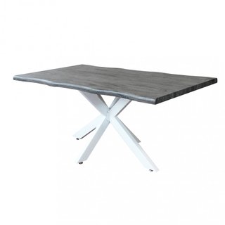 Tavolo da Pranzo 160x90cm Moderno Gambe Metallo