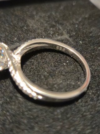 Anello Moissanite 1 ct S925