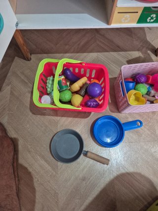 Cocina infantil de madera