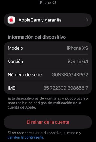 iPhone XS argento