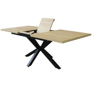 Tavolo Pranzo Allungabile 160/200cm Marrone Chiaro
