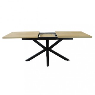 Tavolo Pranzo Allungabile 160/200cm Marrone Chiaro