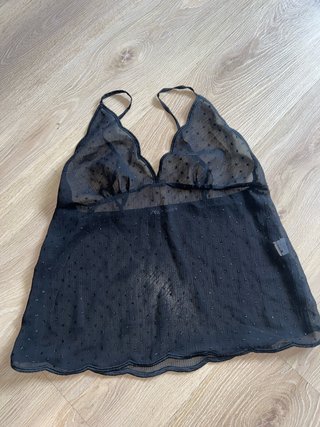 Top Zara encaje M