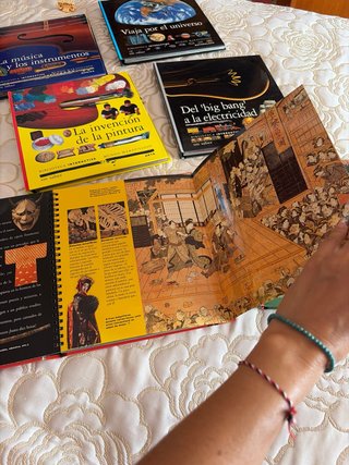 6 libros biblioteca interactiva