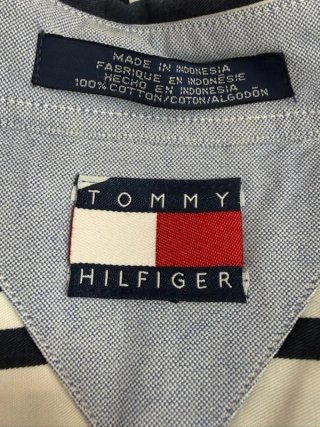 Tommy Hilfiger Camicia Uomo XL Comoda Cotone