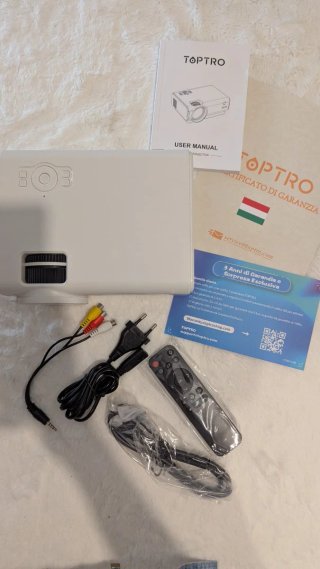 Proyector TOPTRO Blanco