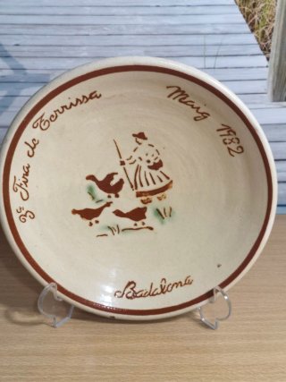 Plato decorativo Fira de Terrissa 1982