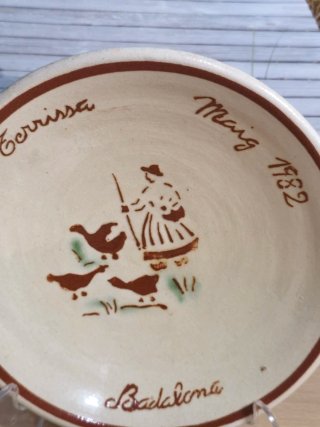 Plato decorativo Fira de Terrissa 1982