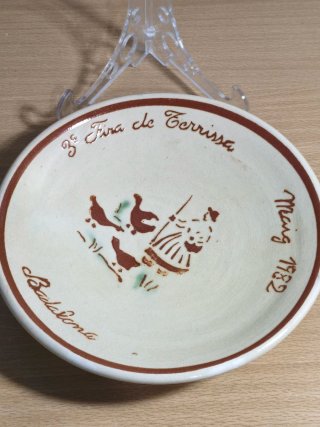 Plato decorativo Fira de Terrissa 1982