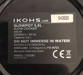Olla de cocción lenta Ikohs Slowpot