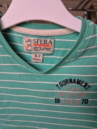 Camiseta niño Sfera rayas talla 6/7