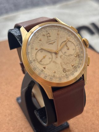 Longines Flyback 30CH ref. 5967 Cronógrafo Oro