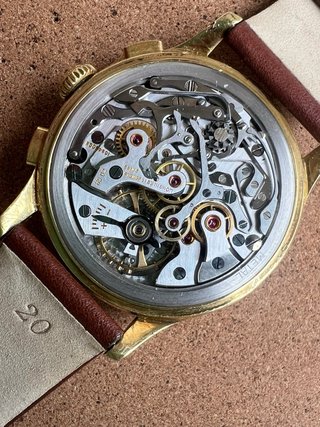 Longines Flyback 30CH ref. 5967 Cronógrafo Oro 18k