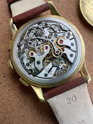 Longines Flyback 30CH ref. 5967 Cronógrafo Oro 18k