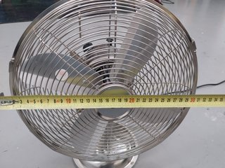 VENTILADOR METÁLICO GIRATORIO RETRO VINTAGE