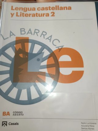 Lengua castellana y literatura 2, Le Bachillerato