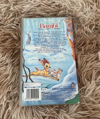 Pelicula Bambi VHS Disney