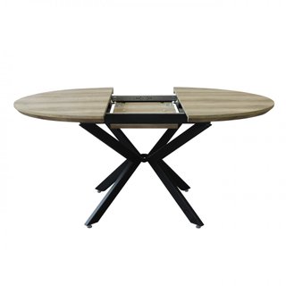 Tavolo da Pranzo Rotondo Allungabile 120/160x120cm