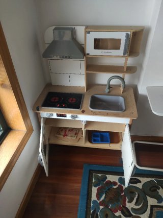 Cocina infantil de madera