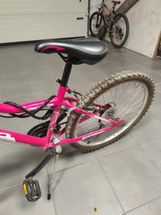 Bicicleta Montaña Rosa