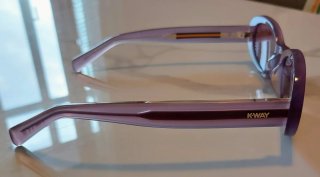 Occhiali da sole donna rosa viola ovali