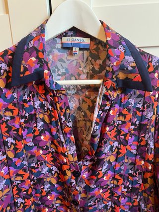 Vestido corto El Ganso estampado floral - Talla S