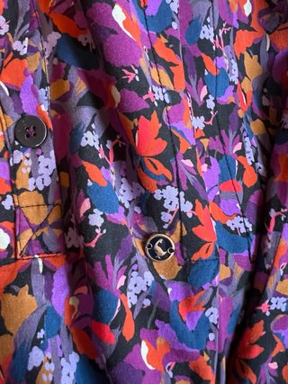Vestido corto El Ganso estampado floral - Talla S