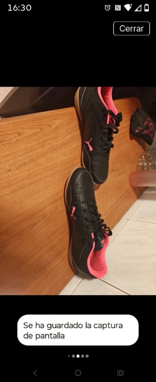Zapatillas Puma Futbol Sala Negras Rosas