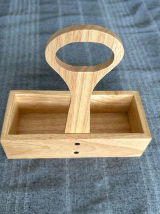 Organizador de condimentos Heinz de madera
