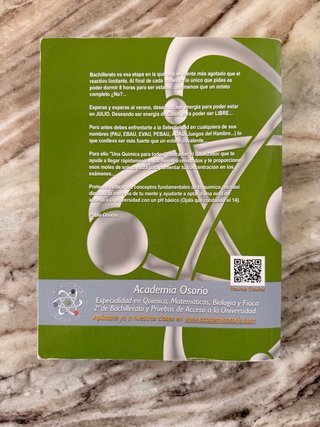 Libro Química Para Todos de la Academia Osorio.