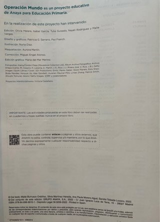 Lengua 3 Primaria : Operación Mundo