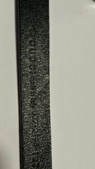 Cintura Gucci Pelle Nera Donna