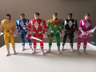 Power Rangers Auto-Morphin Figuras