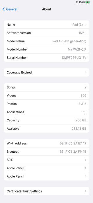 Apple iPad 4 Wi-Fi con Apple Pencil Gen 2.0