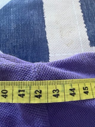 Polo Lacoste violeta talla 4 hombre