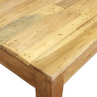 Tavolo da Pranzo Quadrato Legno Massello 80x80cm
