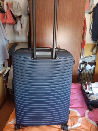 Maleta Grande Candado TSA Azul/Gris