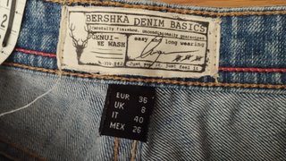 Pantalón Vaquero Bershka Talla 36