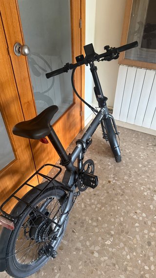 Bici Eléctrica Plegable Negra