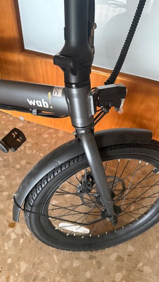 Bici Eléctrica Plegable Negra