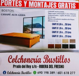 Canapé alta gama + Colchón Alba 24cm