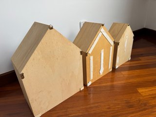 Estanterías de pared casa madera