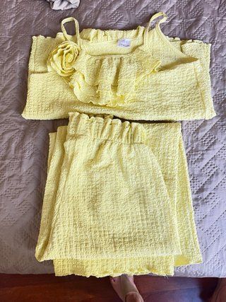 Conjunto Verano Zara Amarillo