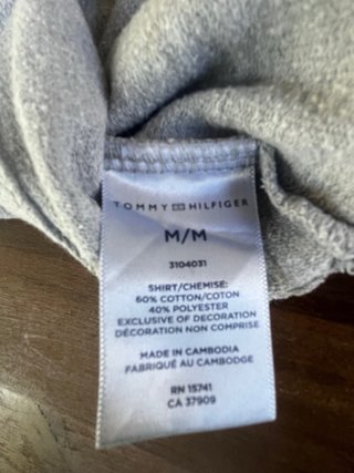 Jersey Tommy Hilfiger Gris Vintage