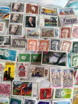 Lote Sellos Antiguos Alemania (Deutsche Bundespost