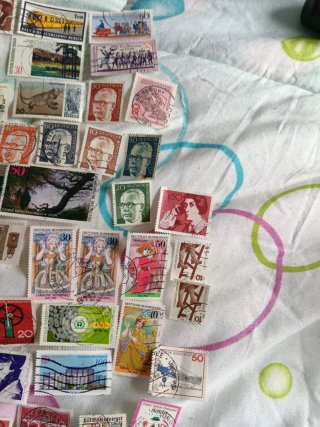 Lote Sellos Antiguos Alemania (Deutsche Bundespost