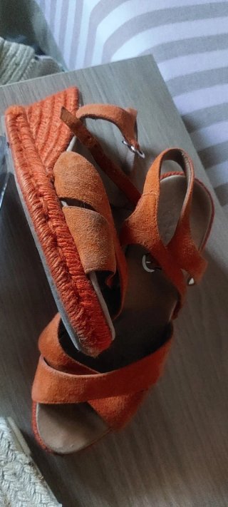 Esparteñas Naranja y Fucsia